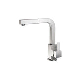 Isenberg By Flusso - Deus - Dual Spray Stainless Steel Kitchen Faucet With Pull Out - Stainless Steel