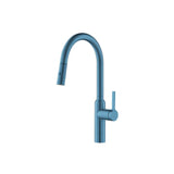 Isenberg By Flusso - Ziel - Dual Spray Stainless Steel Kitchen Faucet With Pull Out - Blue Platinum