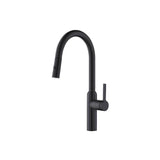 Isenberg By Flusso - Ziel - Dual Spray Stainless Steel Kitchen Faucet With Pull Out - Dark Grey