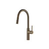 Isenberg By Flusso - Ziel - Dual Spray Stainless Steel Kitchen Faucet With Pull Out - Dark Tan
