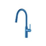 Isenberg By Flusso - Ziel - Dual Spray Stainless Steel Kitchen Faucet With Pull Out - Sky Blue