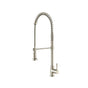 Isenberg By Flusso - Professio - S - Dual Spray Professional Stainless Steel Kitchen Faucet With Pull Out - Stainless Steel