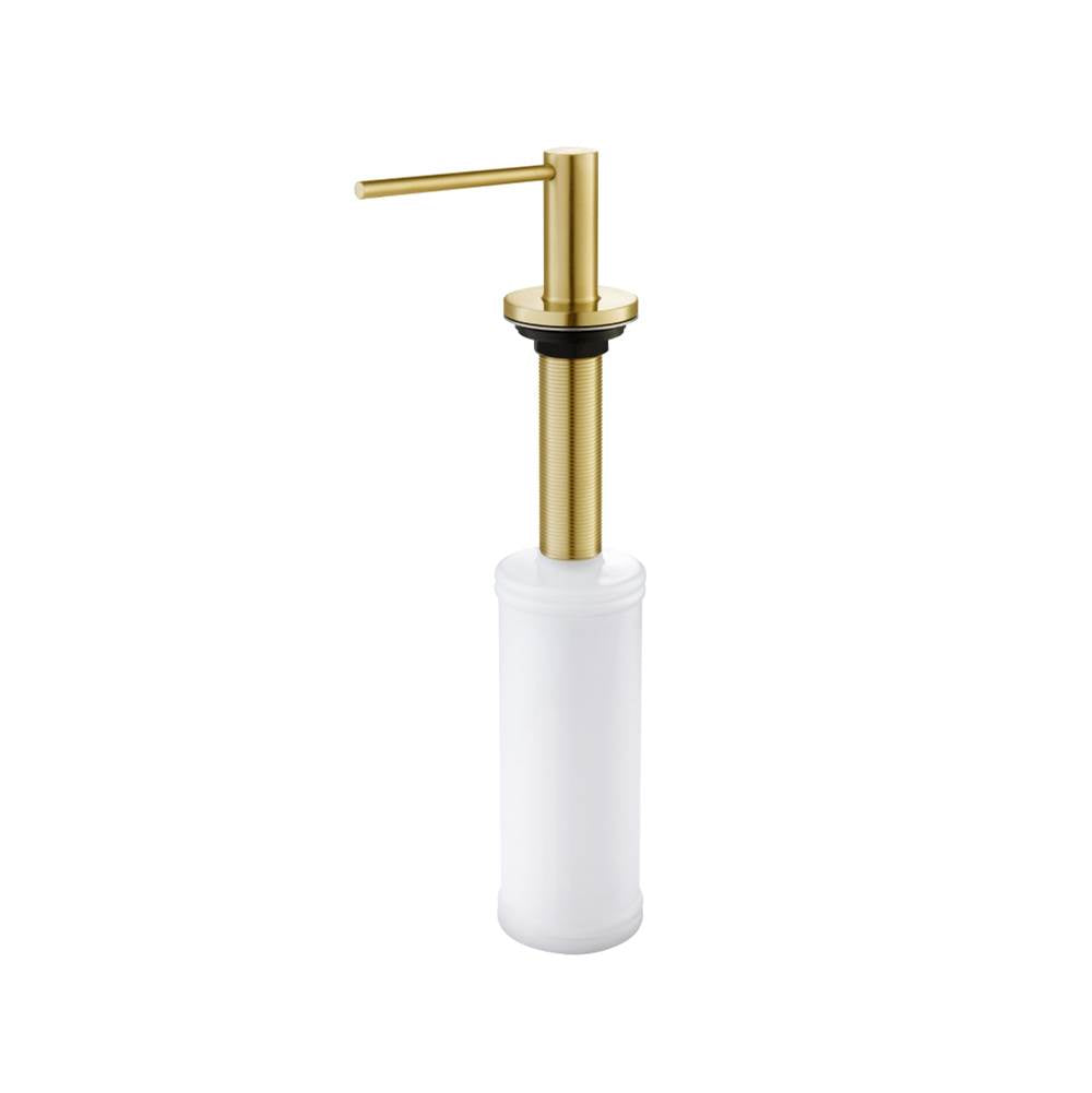 Isenberg By Flusso - Kitchen Soap Dispenser - Brushed Gold Pvd