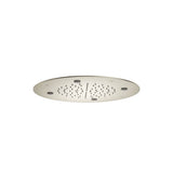 Isenberg By Flusso - 15'' Stainless Steel Flush Mount Rainhead With Mist Flow - Brushed Nickel PVD