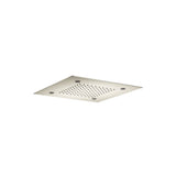Isenberg By Flusso - 15'' Stainless Steel Flush Mount Rainhead With Mist Flow - Brushed Nickel PVD