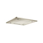 Isenberg By Flusso - 20'' Stainless Steel Flush Mount Rainhead With Cascade Waterfall & Mist Flow - Brushed Nickel PVD