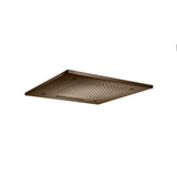 Isenberg By Flusso - 20'' Stainless Steel Flush Mount Rainhead With Cascade Waterfall & Mist Flow - Dark Tan