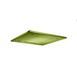 Isenberg By Flusso - 20'' Stainless Steel Flush Mount Rainhead With Cascade Waterfall & Mist Flow - Isenberg Green