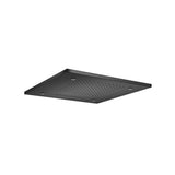Isenberg By Flusso - 20'' Stainless Steel Flush Mount Rainhead With Cascade Waterfall & Mist Flow - Matte Black