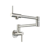 Isenberg By Flusso - Wall Mounted Pot Filler - Stainless Steel