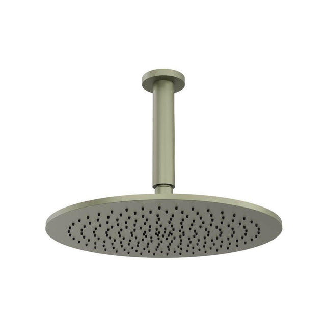 Isenberg By Flusso - 12'' Rain Head with 6'' Ceiling Mount Arm - Army Green