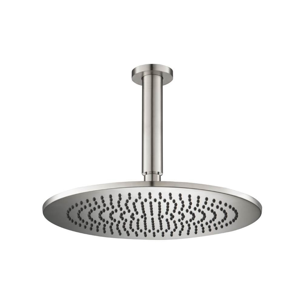 Isenberg By Flusso - 12'' Rain Head with 6'' Ceiling Mount Arm - Brushed Nickel PVD