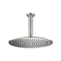 Isenberg By Flusso - 12'' Rain Head with 6'' Ceiling Mount Arm - Brushed Nickel PVD