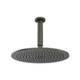 Isenberg By Flusso - 12'' Rain Head with 6'' Ceiling Mount Arm - Dark Green