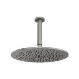 Isenberg By Flusso - 12'' Rain Head with 6'' Ceiling Mount Arm - Steel Grey