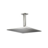 Isenberg By Flusso - 12'' Rain Head with 6'' Ceiling Mount Arm - Brushed Nickel PVD