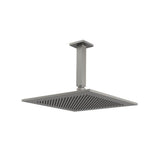 Isenberg By Flusso - 12'' Rain Head with 6'' Ceiling Mount Arm - Steel Grey