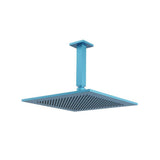 Isenberg By Flusso - 12'' Rain Head with 6'' Ceiling Mount Arm - Sky Blue