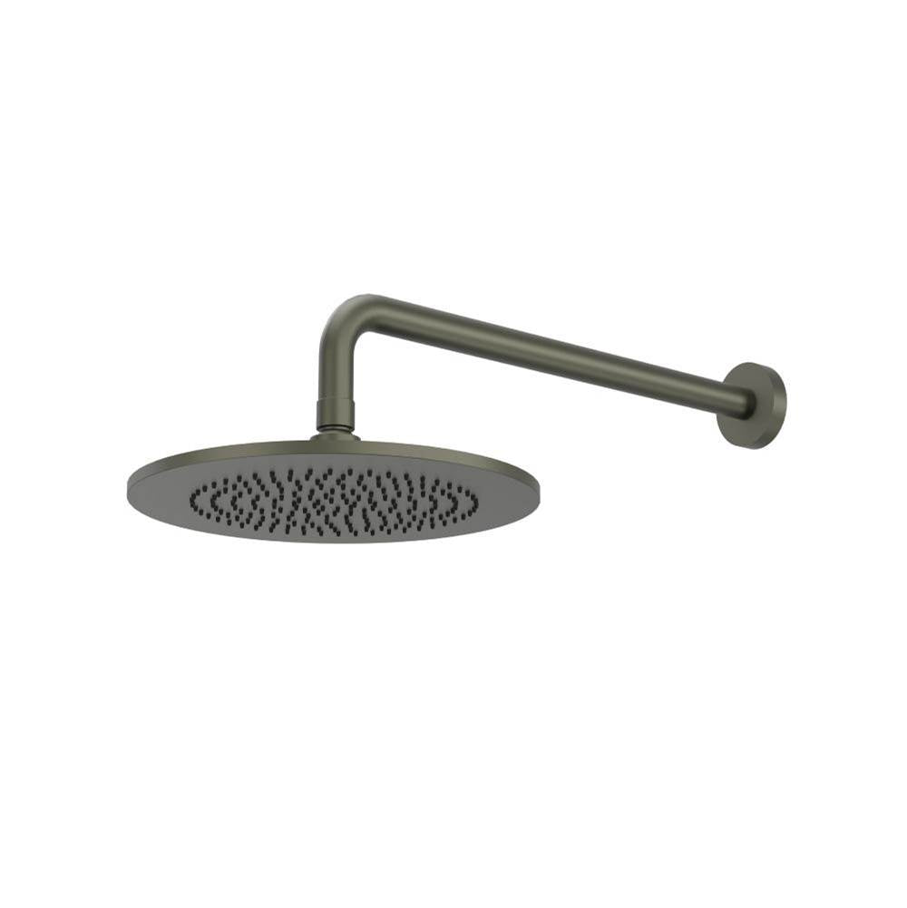Isenberg By Flusso - 10'' Rain Head with 16'' Arm - Gun Metal Grey