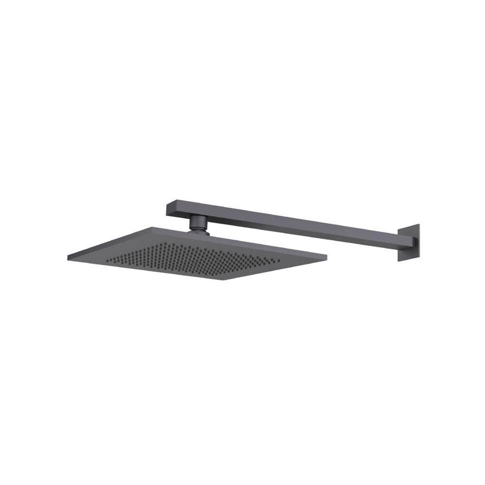 Isenberg By Flusso - 10'' Rain Head with 16'' Arm - Dark Grey