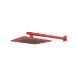 Isenberg By Flusso - 10'' Rain Head with 16'' Arm - Deep Red