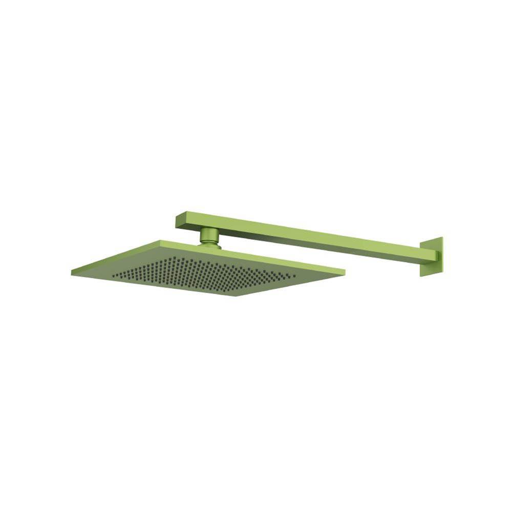 Isenberg By Flusso - 10'' Rain Head with 16'' Arm - Isenberg Green