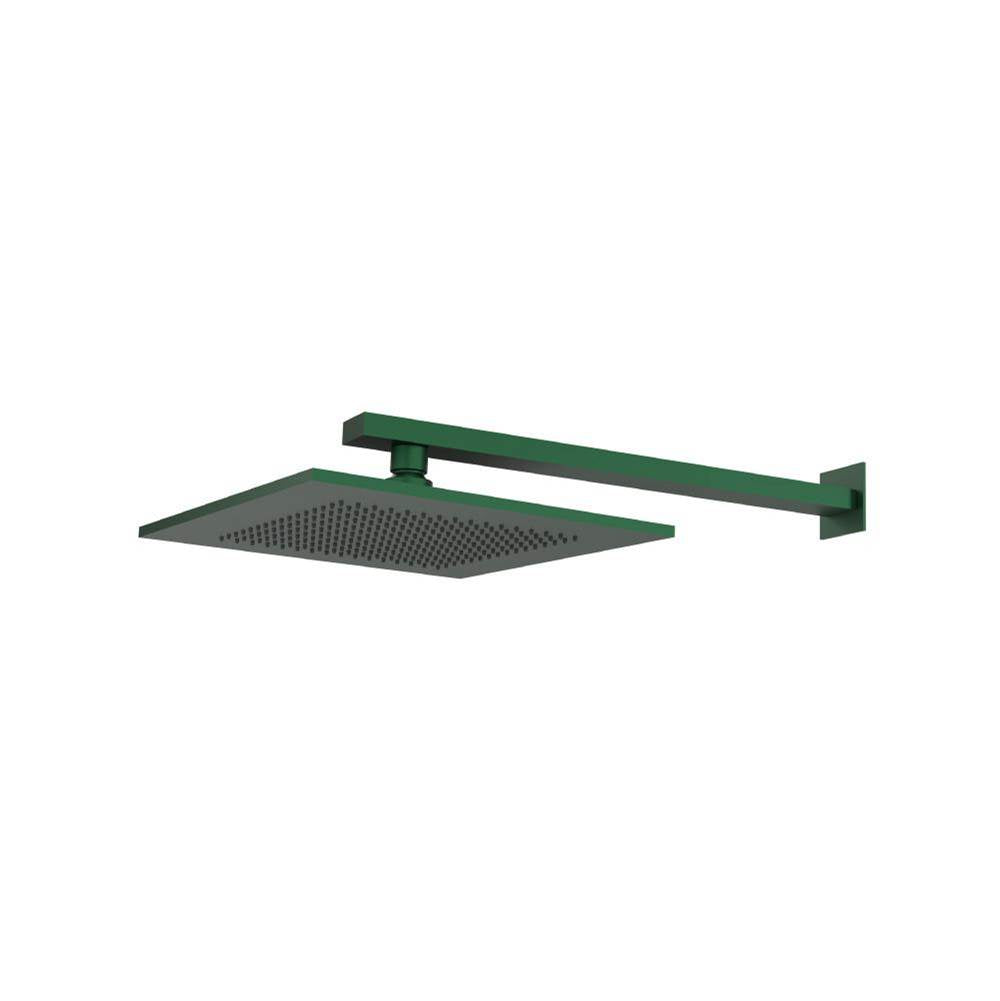 Isenberg By Flusso - 10'' Rain Head with 16'' Arm - Leaf Green