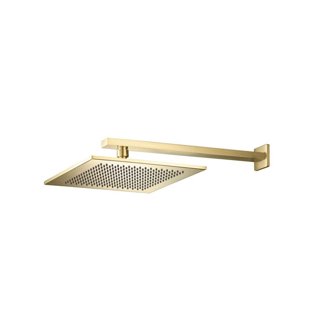 Isenberg By Flusso - 10'' Rain Head with 16'' Arm - Satin Brass PVD