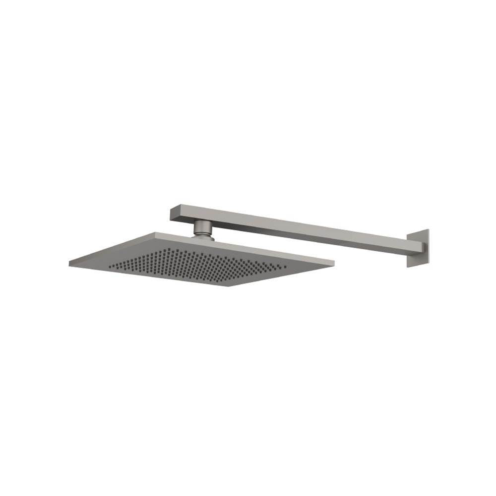 Isenberg By Flusso - 10'' Rain Head with 16'' Arm - Steel Grey