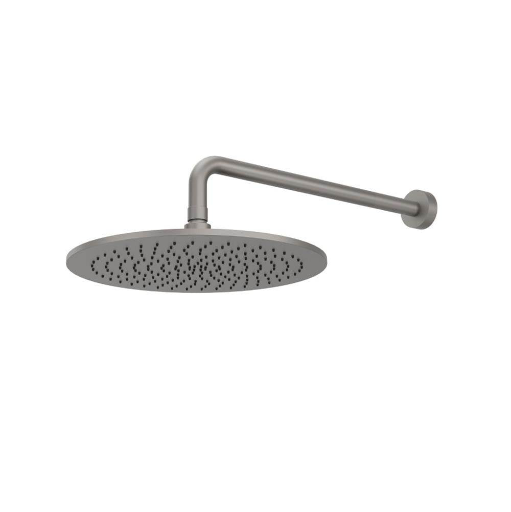 Isenberg By Flusso - 12'' Rain Head with 16'' Arm - Steel Grey