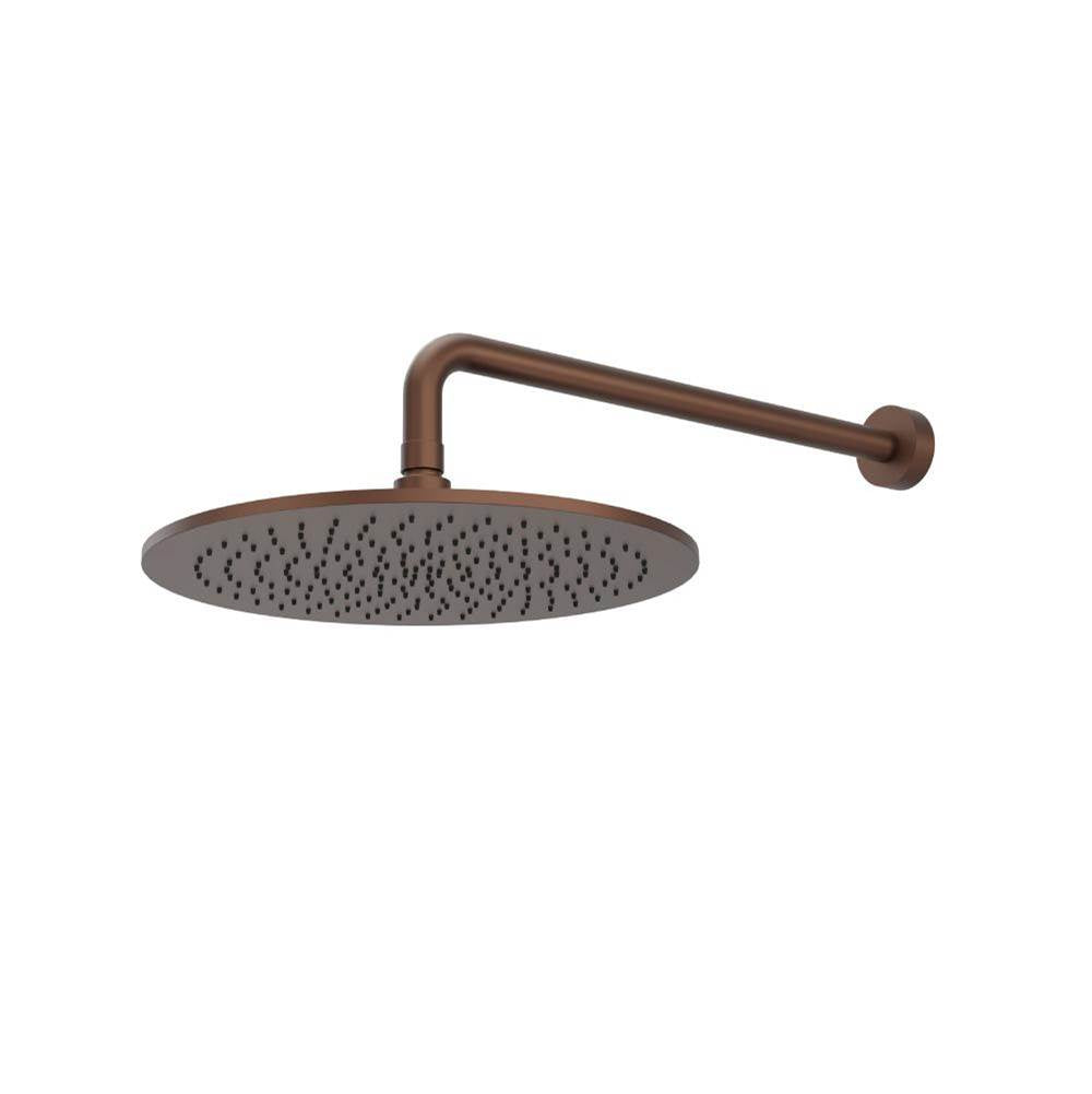 Isenberg By Flusso - 12'' Rain Head with 16'' Arm - Vortex Brown