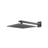 Isenberg By Flusso - 12'' Rain Head with 16'' Arm - Dark Grey