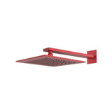 Isenberg By Flusso - 12'' Rain Head with 16'' Arm - Deep Red