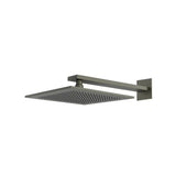 Isenberg By Flusso - 12'' Rain Head with 16'' Arm - Gun Metal Grey