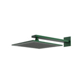 Isenberg By Flusso - 12'' Rain Head with 16'' Arm - Leaf Green