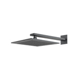 Isenberg By Flusso - 12'' Rain Head with 16'' Arm - Rock Grey
