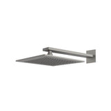 Isenberg By Flusso - 12'' Rain Head with 16'' Arm - Steel Grey