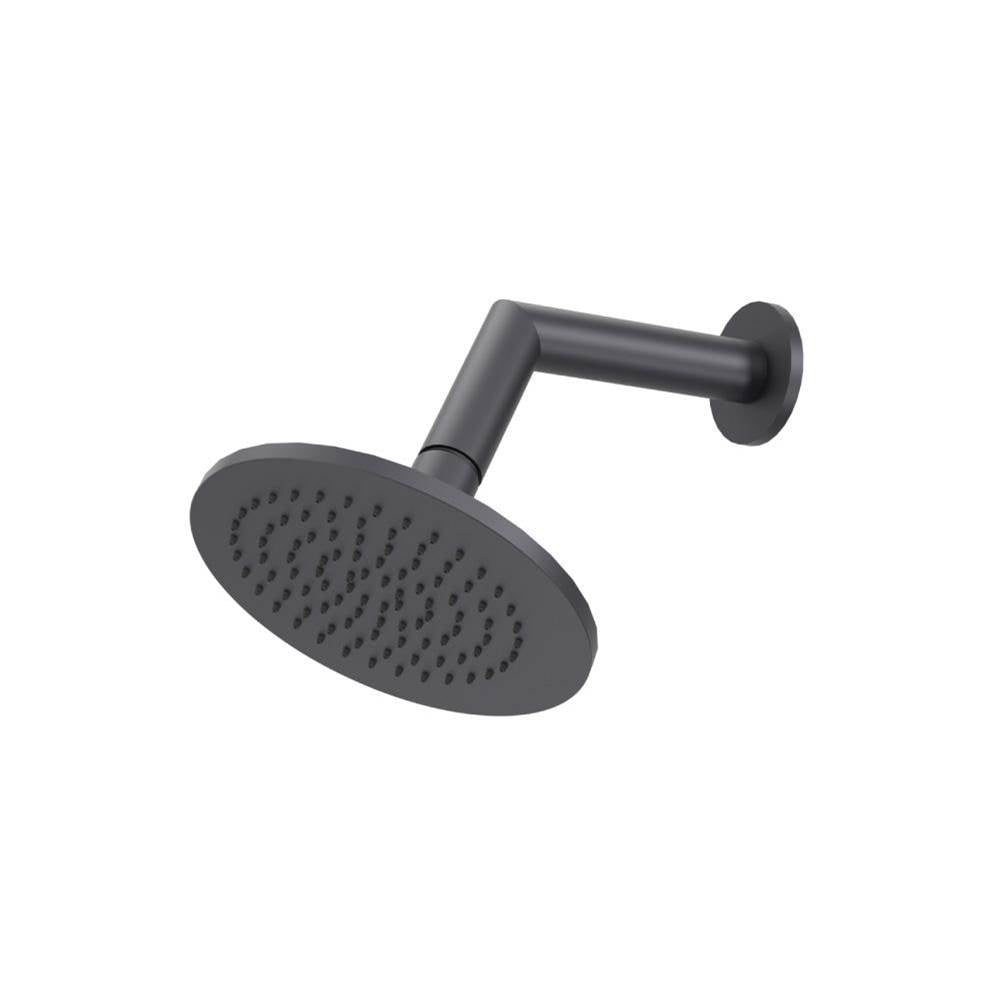Isenberg By Flusso - 6'' Rain Head with 7'' Arm - Dark Grey