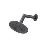 Isenberg By Flusso - 6'' Rain Head with 7'' Arm - Dark Grey