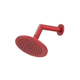Isenberg By Flusso - 6'' Rain Head with 7'' Arm - Deep Red