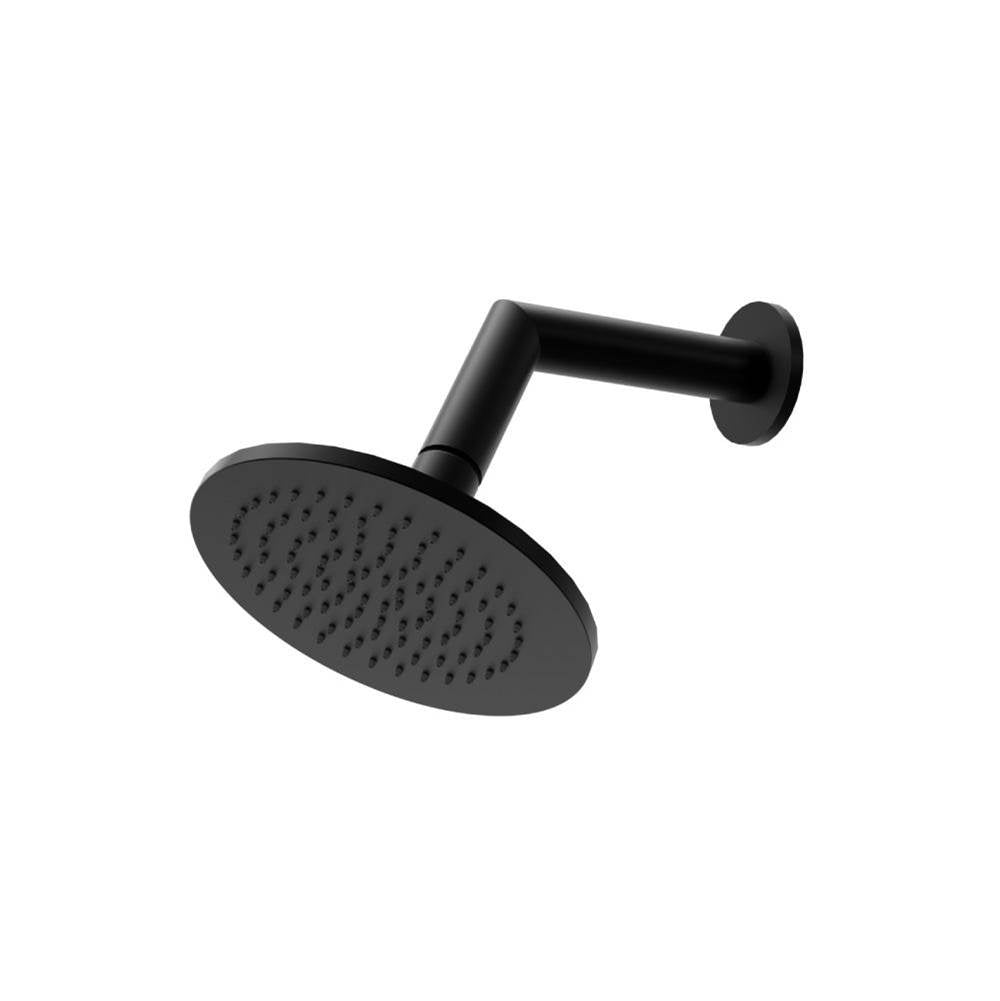 Isenberg By Flusso - 6'' Rain Head with 7'' Arm - Gloss Black