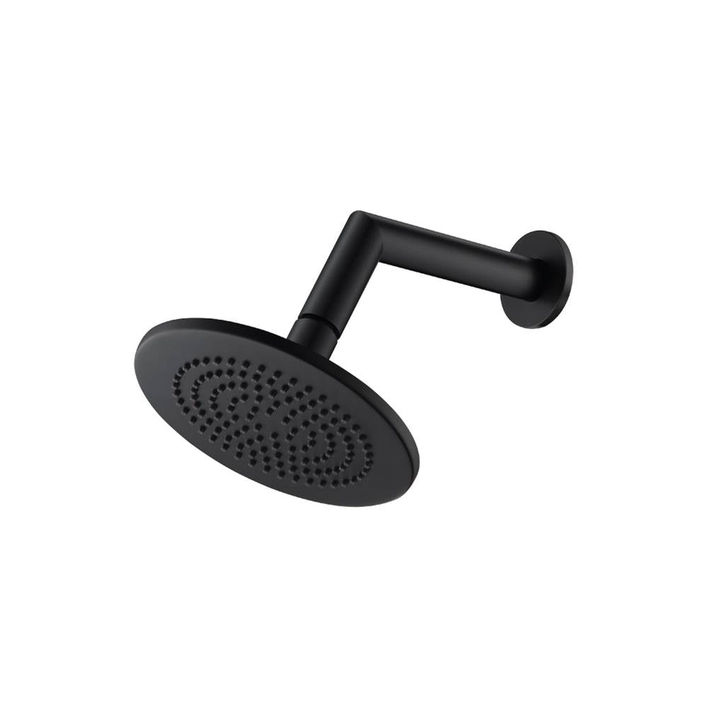 Isenberg By Flusso - 6'' Rain Head with 7'' Arm - Matte Black