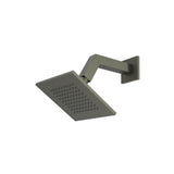 Isenberg By Flusso - 6'' Rain Head with 7'' Arm - Gun Metal Grey
