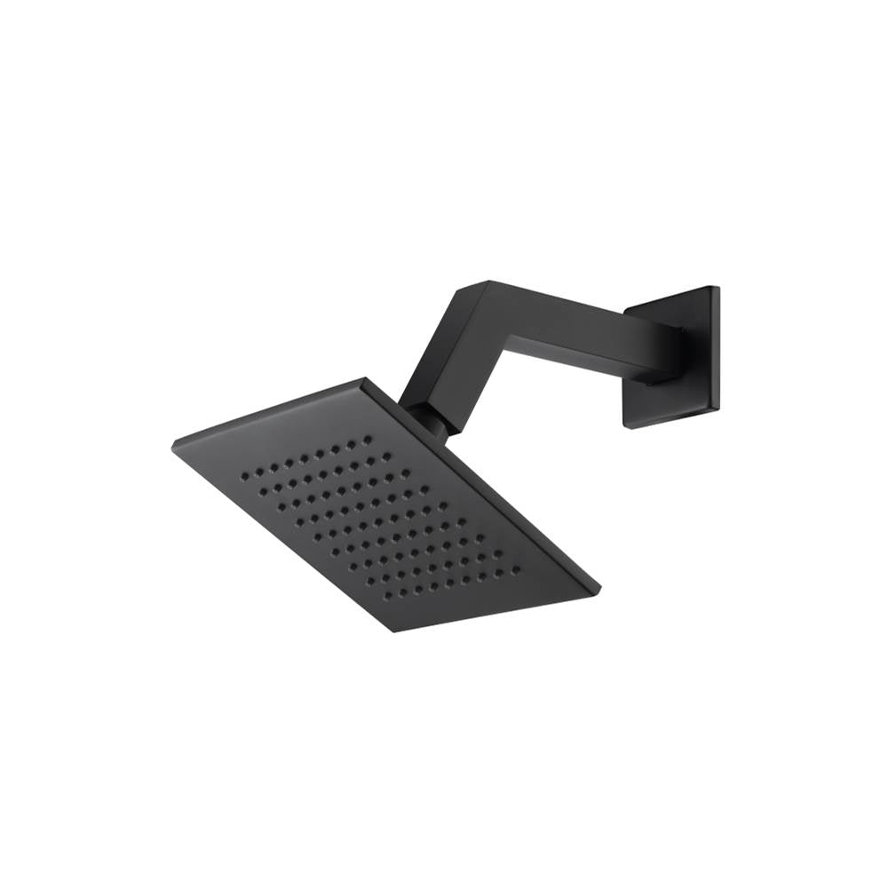 Isenberg By Flusso - 6'' Rain Head with 7'' Arm - Matte Black
