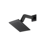 Isenberg By Flusso - 6'' Rain Head with 7'' Arm - Matte Black