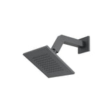 Isenberg By Flusso - 6'' Rain Head with 7'' Arm - Rock Grey