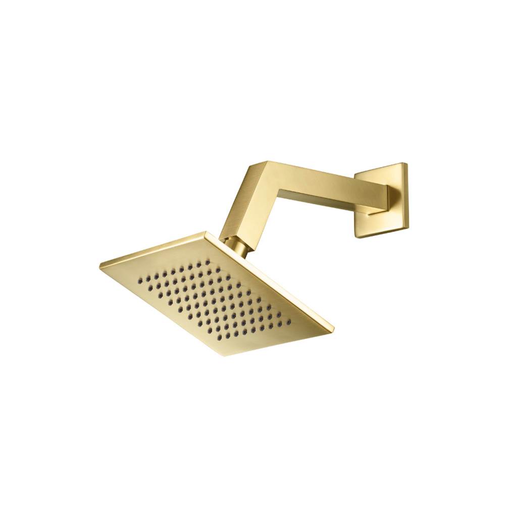 Isenberg By Flusso - 6'' Rain Head with 7'' Arm - Satin Brass PVD