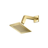 Isenberg By Flusso - 6'' Rain Head with 7'' Arm - Satin Brass PVD