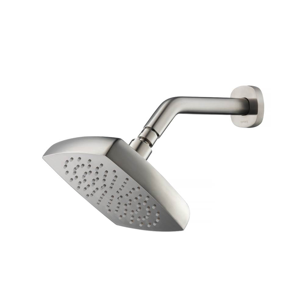 Isenberg By Flusso - 7'' Rain Head with 8'' Arm - Brushed Nickel PVD