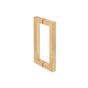 Isenberg By Flusso - 8'' Back-To-Back Square Shower Door Pull Handle - Brushed Bronze Pvd